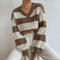 Morta | Comfy V-Neck Jumper - Velvet Haven
