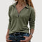 Maureen | Zip Collar Top - Velvet Haven
