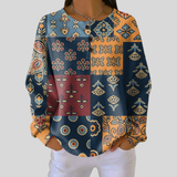 Anika | Ethnic Floral Print Sweatshirt