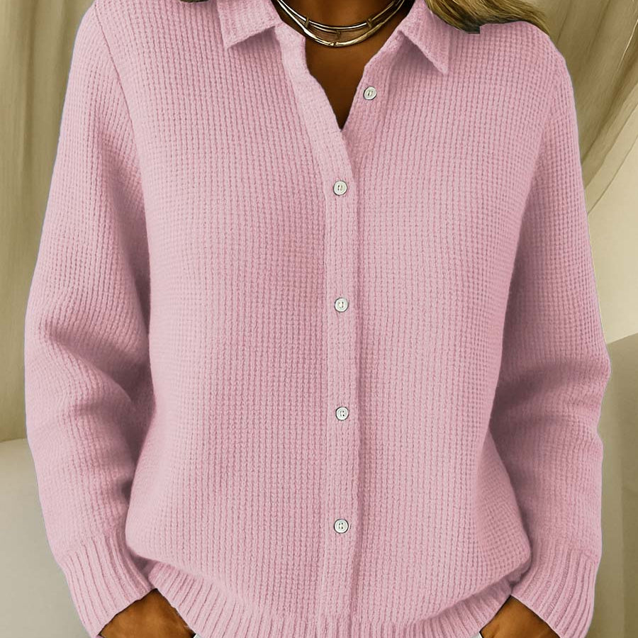 Scarlett | Classic Knitted Cardigan - Velvet Haven