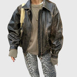 Chandra | Vintage Leopard Print Jeans