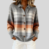 Veronica | Retro Plaid Cardigan
