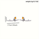 Cartoon Animal Bird Earrings