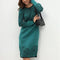 Annika | Long Sleeved Floral Print Dress - Velvet Haven