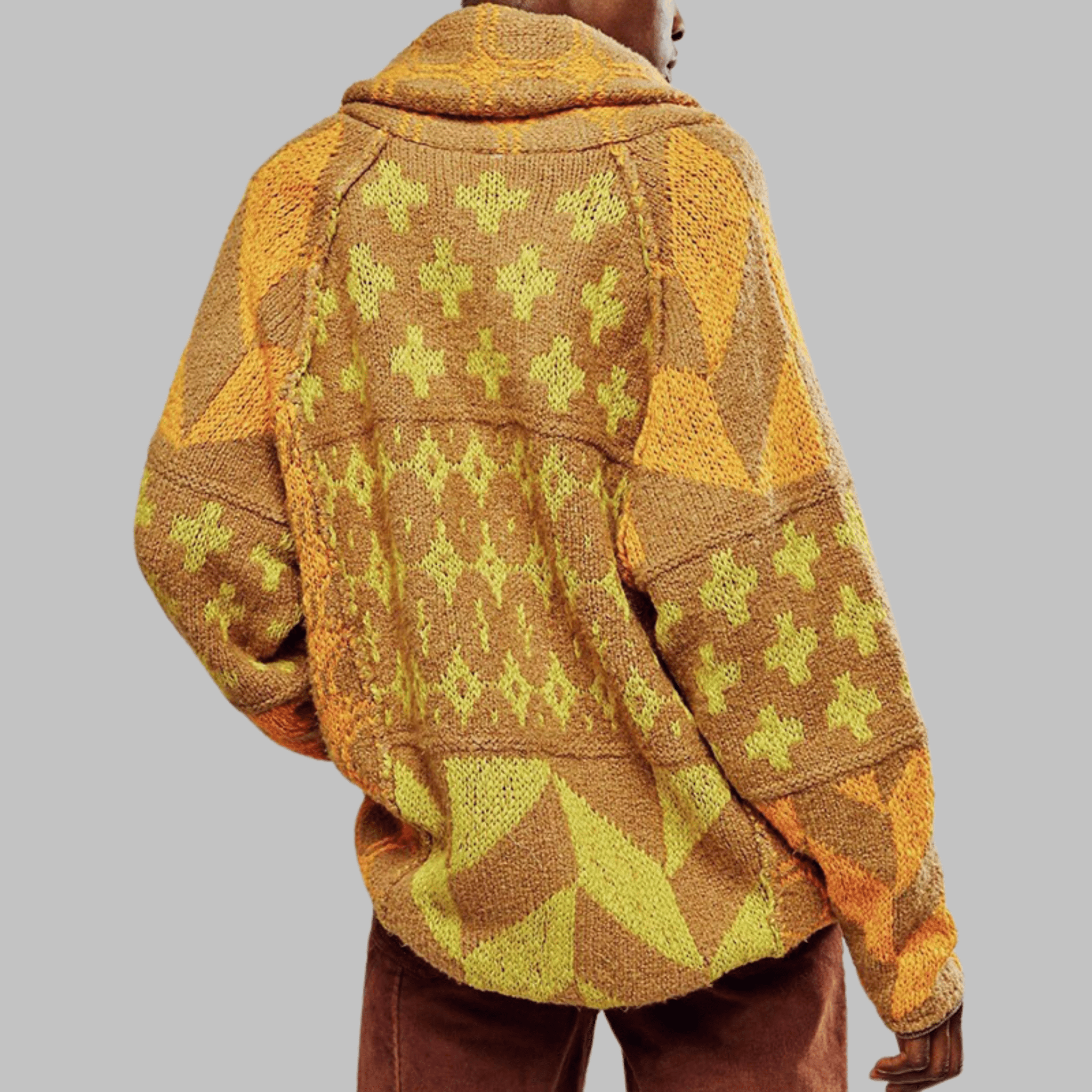 Portia | Vintage Oversized Cardigan - Velvet Haven
