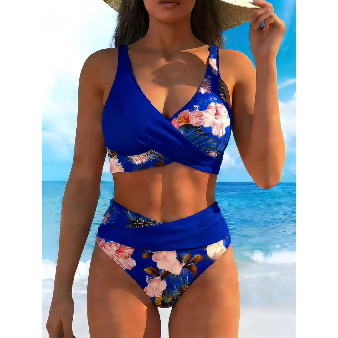 Sisi | Twist-Front High-Waisted Bikini Set