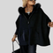 Arabelle | Casual Hooded Coat with Fur Collar - Velvet Haven