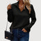 Jana | Cosy Half-Zip Top - Velvet Haven