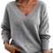 Lillian | Lightweight V-Neck Jumper - Velvet Haven