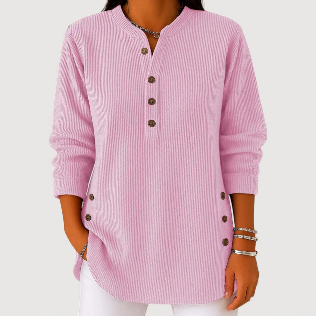 Anika | Cosy Button Top