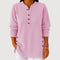 Anika | Cosy Button Top - Velvet Haven