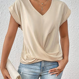 Maia | Twist Front V-Neck Top