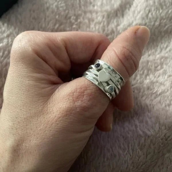 Timeless Handcrafted Heart Ring - Velvet Haven