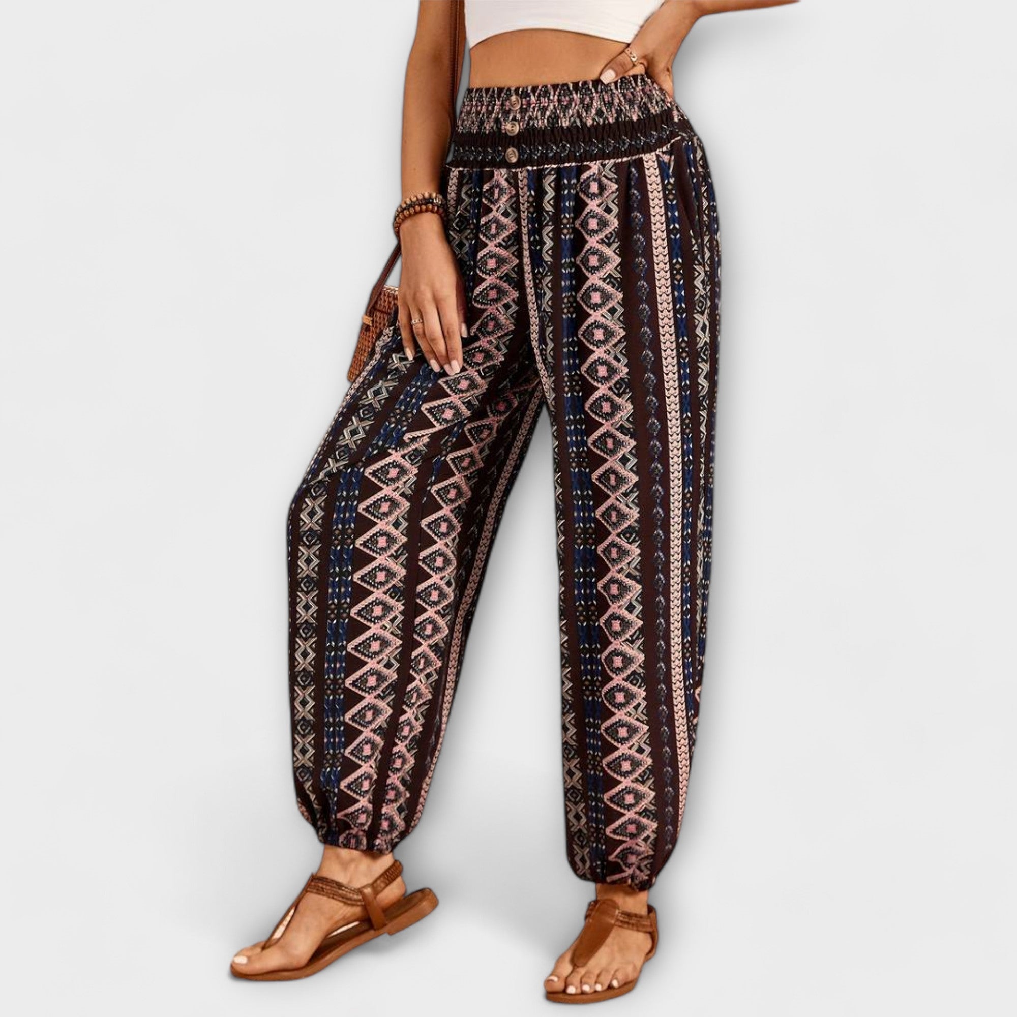 Scarlett | Ethnic Graphic Trousers