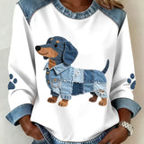 Lola | Dog Patchwork Sweatshirt