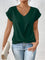 Maia | Twist Front V-Neck Top - Velvet Haven