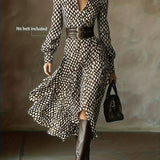 Lizzy | Vintage Rhombus Print Dress