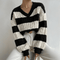 Morta | Comfy V-Neck Jumper - Velvet Haven