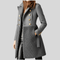 Havory | Structured Shearling Long Coat - Velvet Haven