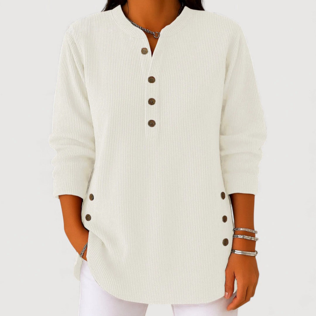 Anika | Cosy Button Top