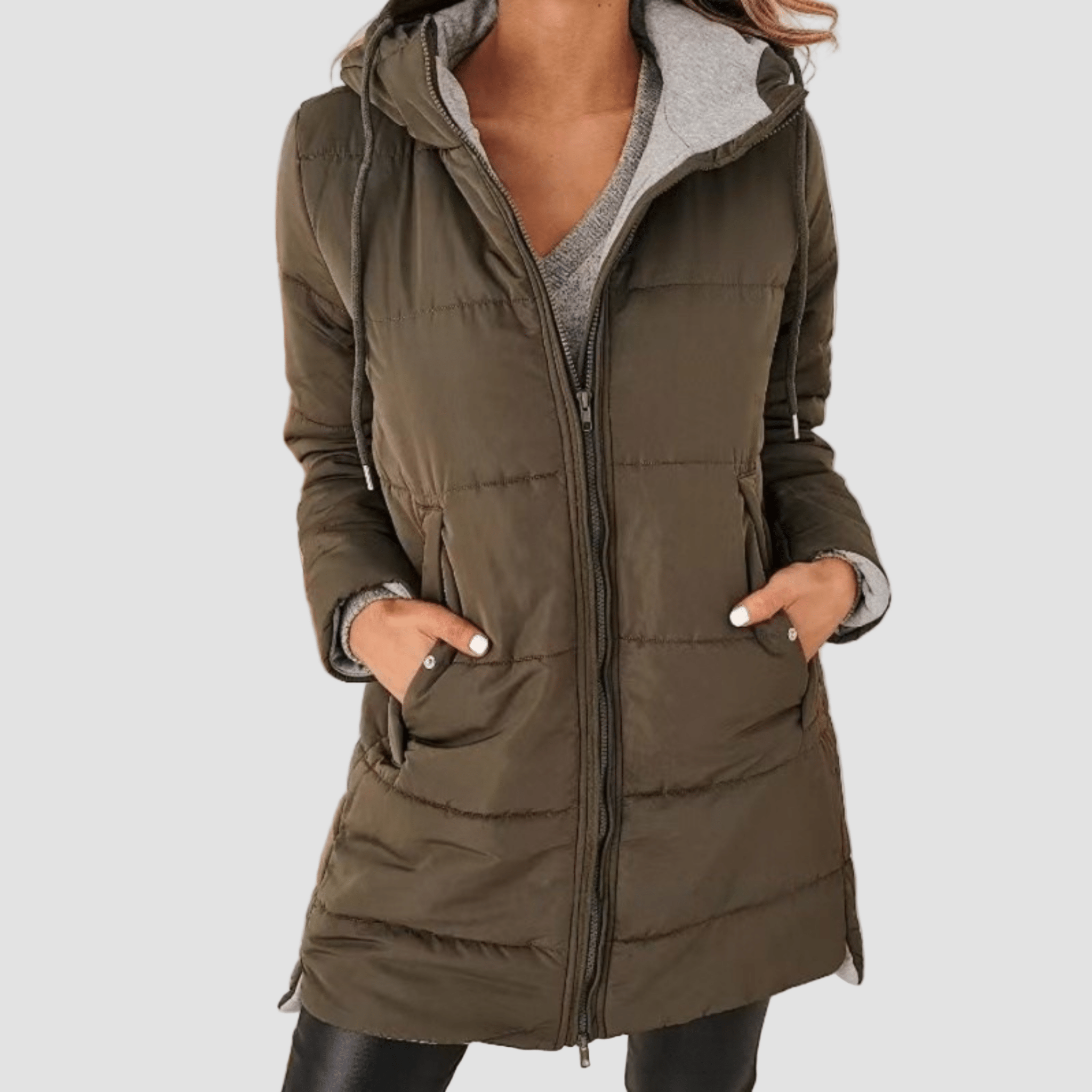 Ainsley | Casual Hooded Puffer Down Jacket - Velvet Haven