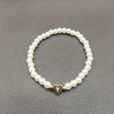 Chic A-Z Heart Initial Bracelet