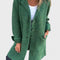 Freya | Casual Long Coat With Lapel - Velvet Haven