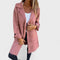 Freya | Casual Long Coat With Lapel - Velvet Haven