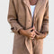 Freya | Casual Long Coat With Lapel - Velvet Haven