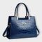 Celeste | Glossy Crocodile Pattern Handbag - Velvet Haven