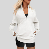 Quinn | Cozy Quarter Zip Jumper