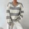Morta | Comfy V-Neck Jumper - Velvet Haven