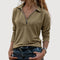 Maureen | Zip Collar Top - Velvet Haven