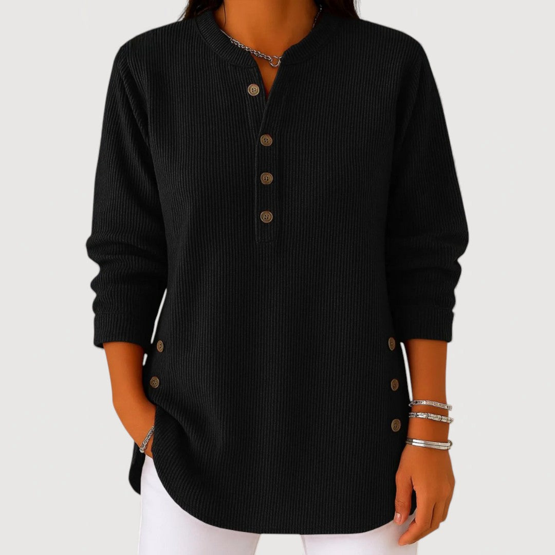 Anika | Cosy Button Top