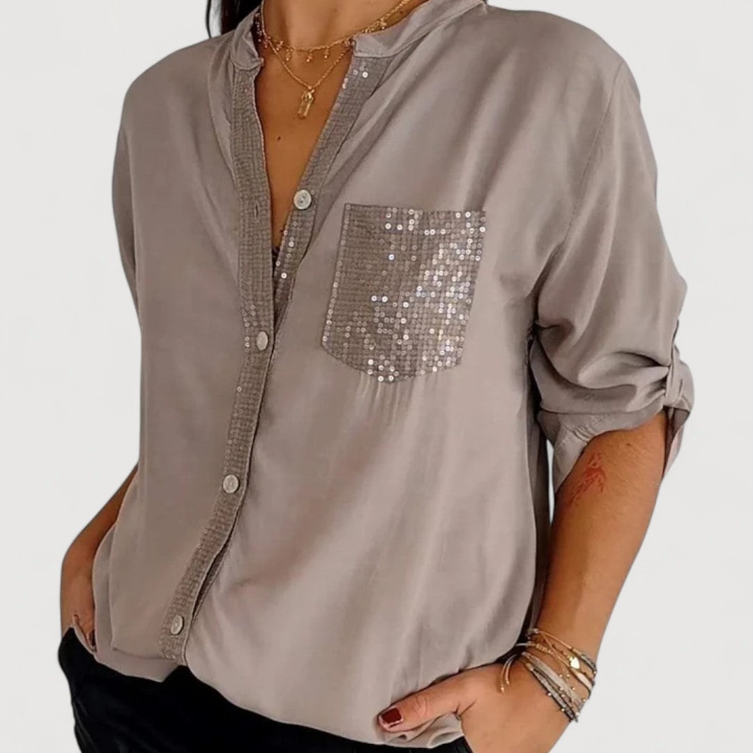 Renna | Sequin Detail Blouse