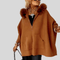 Arabelle | Casual Hooded Coat with Fur Collar - Velvet Haven