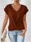 Maia | Twist Front V-Neck Top - Velvet Haven