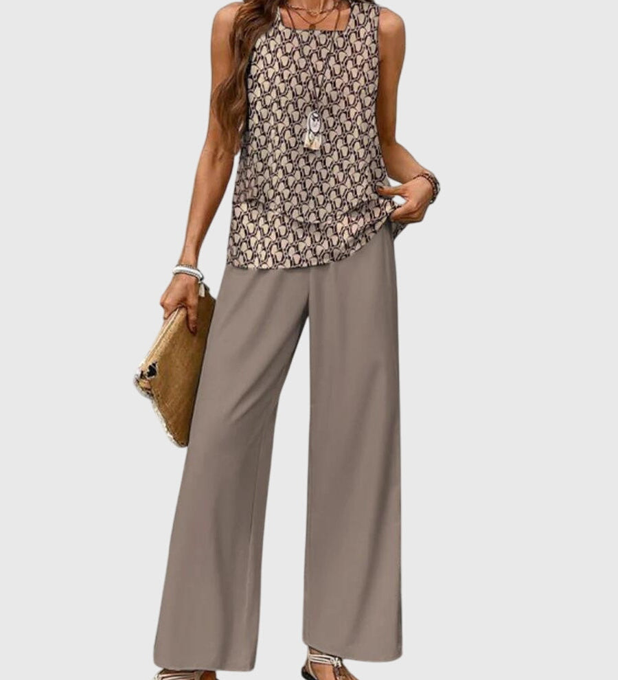 Brenda | Elegant 2-Piece Summer Set