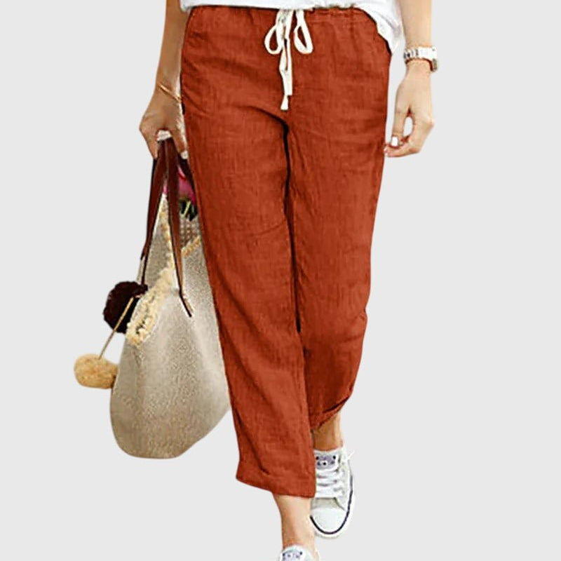 Zanra | Elegant Summer Trousers - Velvet Haven