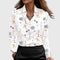Sylvie | Blouse with a Luxurious Pleated Neckline - Velvet Haven