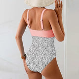 Suze | Sculpting Two-Tone High-Waisted Swimsuit