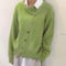 Alycia | Asymmetric Button Cardigan - Velvet Haven