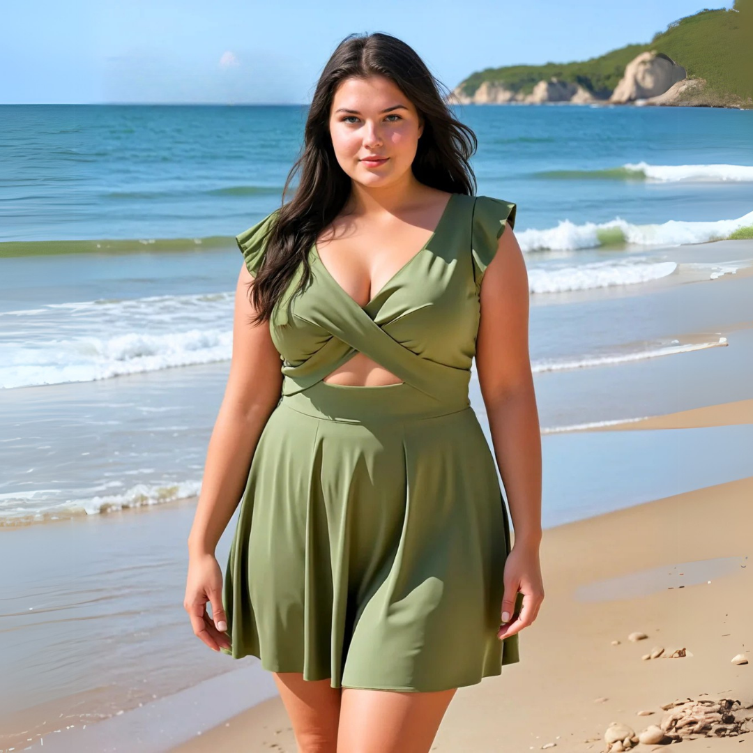 Lola | Flattering Swimdress with Built-in Shorts