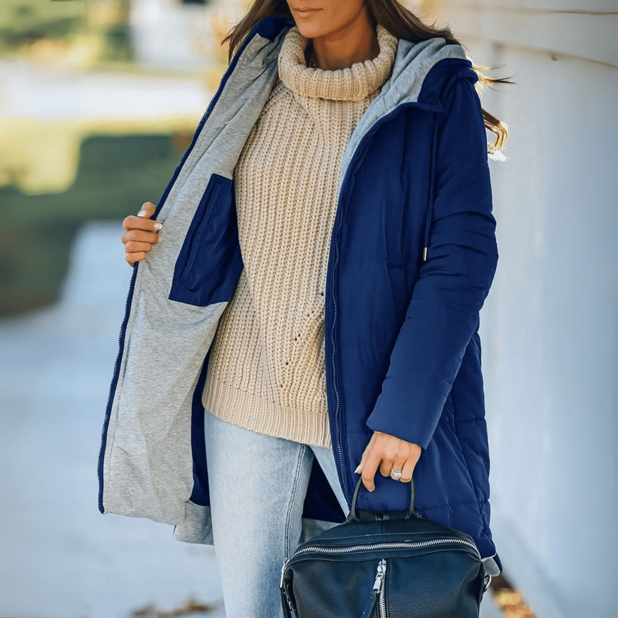 Ainsley | Casual Hooded Puffer Down Jacket - Velvet Haven