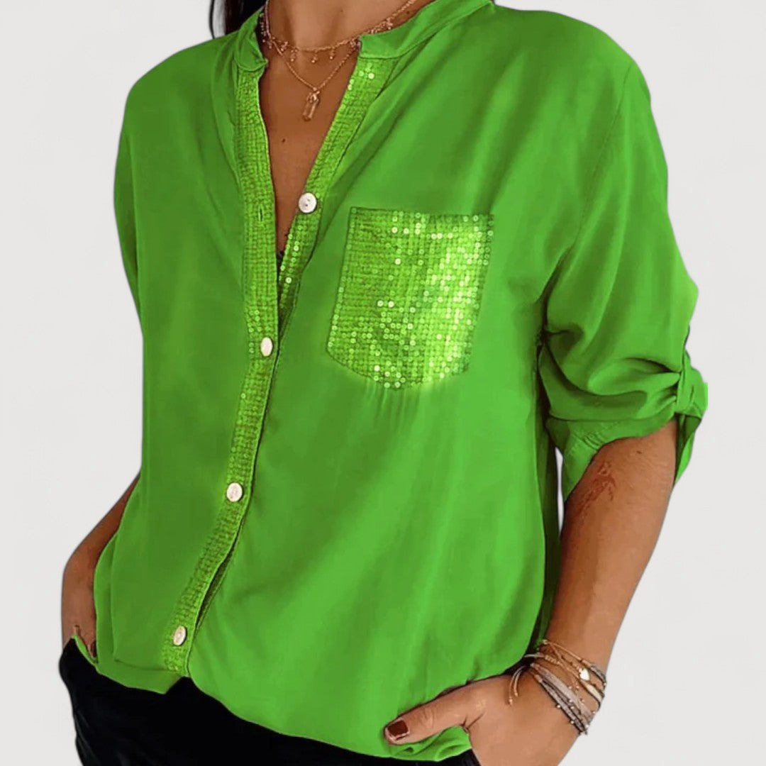 Renna | Sequin Detail Blouse