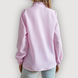 Clara | Ruffle Trim Blouse