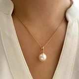 Golden Grace Pearl Jewelry Set