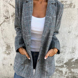 Lucinda | Classic Plaid Blazer