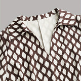 Lizzy | Vintage Rhombus Print Dress