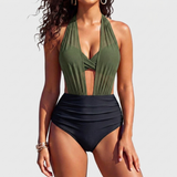 Sabine | 2-in-1 High-Waisted Mesh-Detail Bikini Set